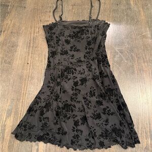 Cider Floral Lace Mini Dress